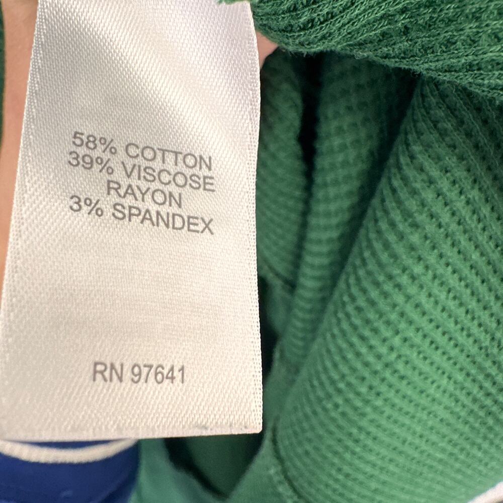 J. Jill Green Long Sleeve Thermal Tunic Shirt // S - Picture 6 of 8